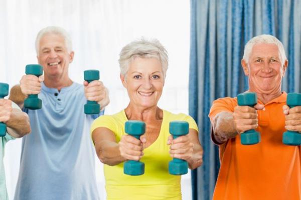 Exercices musculation seniors