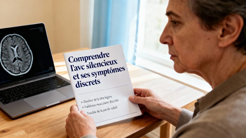 Comprendre l'avc silencieux et ses symptômes discrets avec texte