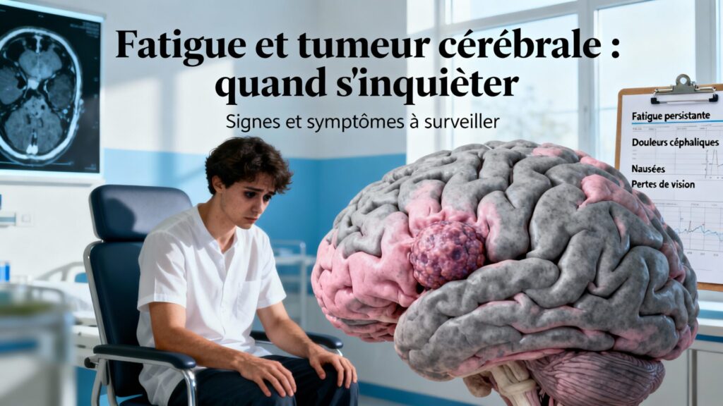 Fatigue et tumeur cérébrale : quand s'inquiéter avec texte