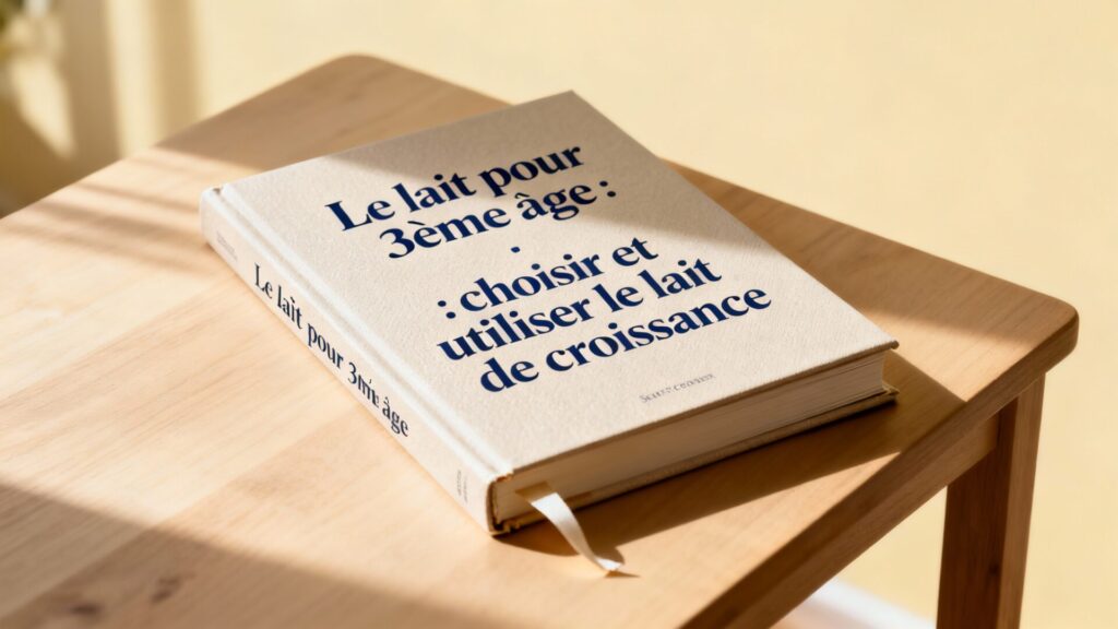 Le lait pour 3ème âge : choisir et utiliser le lait de croissance avec texte
