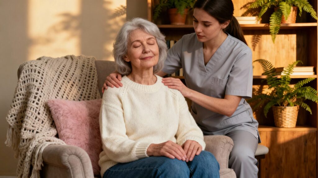 Les bienfaits des massages pour les personnes âgées sans aucun texte