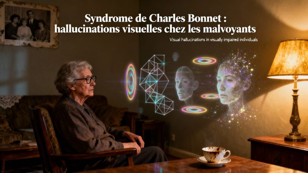 Syndrome de Charles Bonnet : hallucinations visuelles chez les malvoyants avec texte